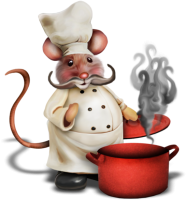a mouse chef